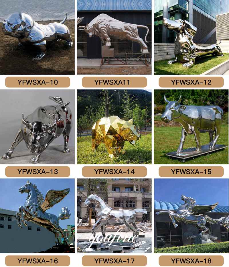 Large Metal Animal Cat Sculpture Outdoor Square Decor Sale CSS-344 - Application Place/Placement - 2