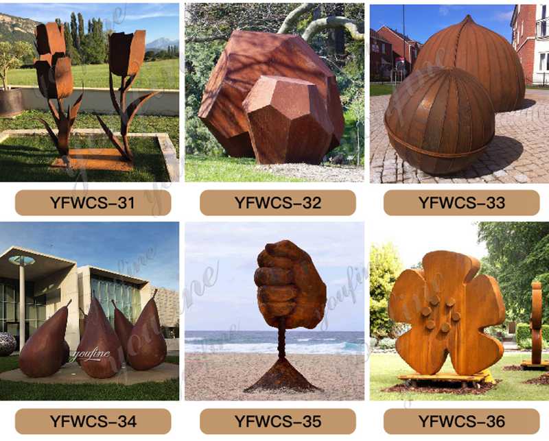 Outdoor Giant Fiddle Corten Steel Sculpture Landmark for Sale CSS-242 - Corten Steel Sculpture - 5