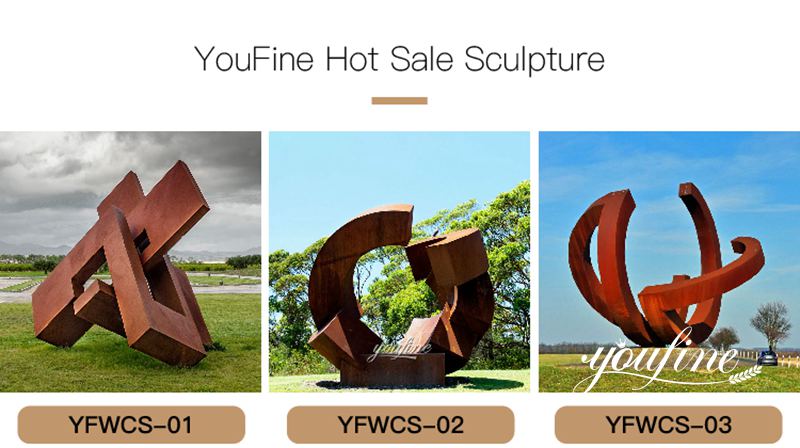 Outdoor Giant Fiddle Corten Steel Sculpture Landmark for Sale CSS-242 - Corten Steel Sculpture - 2