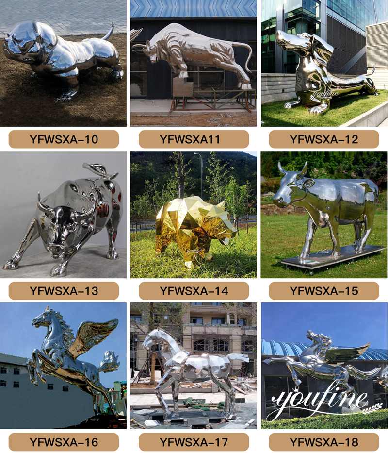 Large metal elephant statue