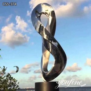 Modern Large Metal Ring Garden Sculptures for Sale CSS-374