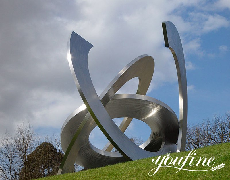 Modern Lawn Abstract Large Outdoor Metal Sculptures