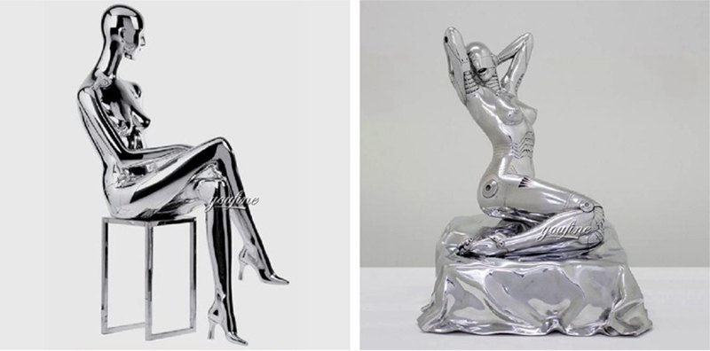 Modern Metal Dancing Girl Statue for Garden for Sale CSS-236 - Garden Metal Sculpture - 3