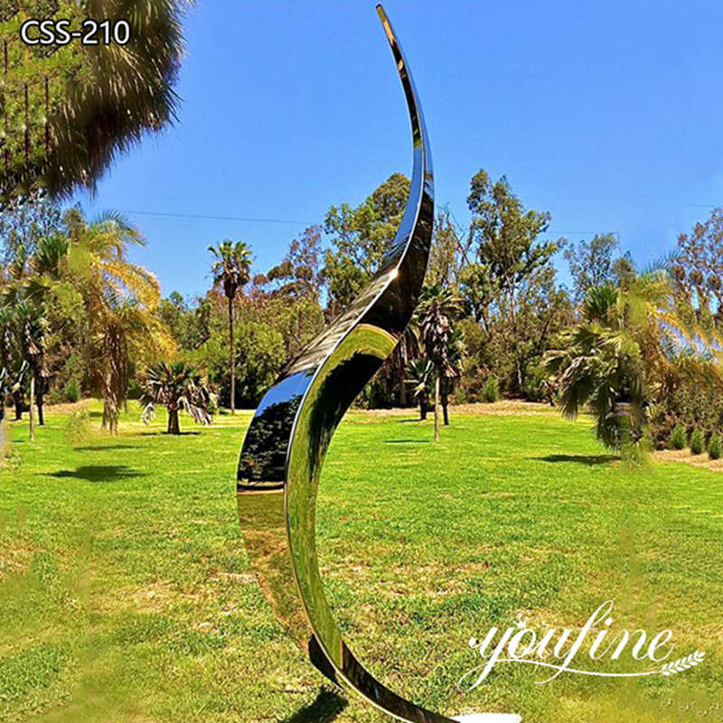 Outdoor Modern Large Stainless Steel Abstract Sculpture Decor for Sale CSS-210