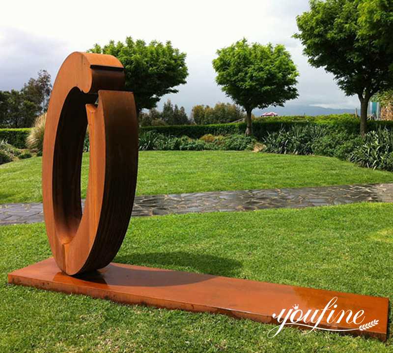 Modern Corten Steel Garden Sculptures for Sale CSS-322 - Abstract Corten Sculpture - 1