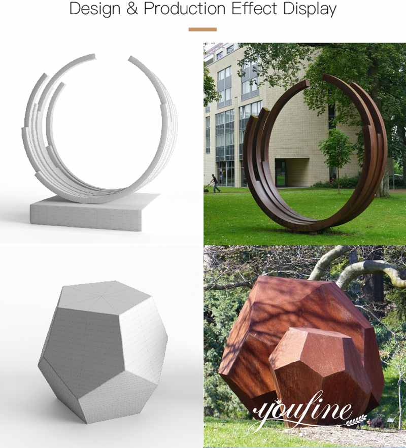 corten sculpture for sale