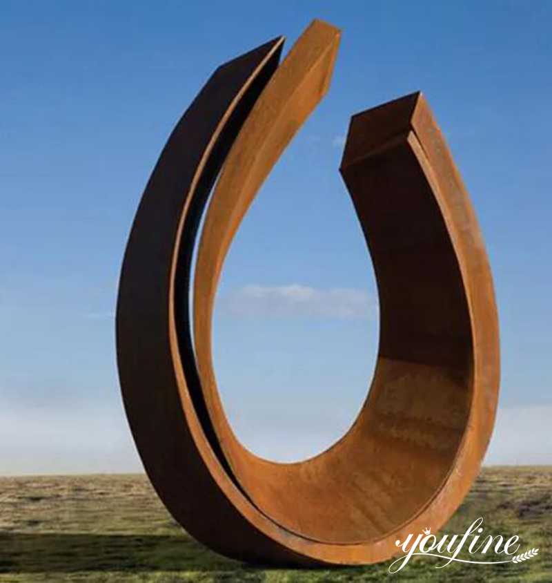 Modern Corten Steel Garden Sculptures for Sale CSS-322 - Abstract Corten Sculpture - 2