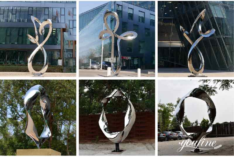 Modern Large Metal Ring Garden Sculptures for Sale CSS-374 - Application Place/Placement - 5