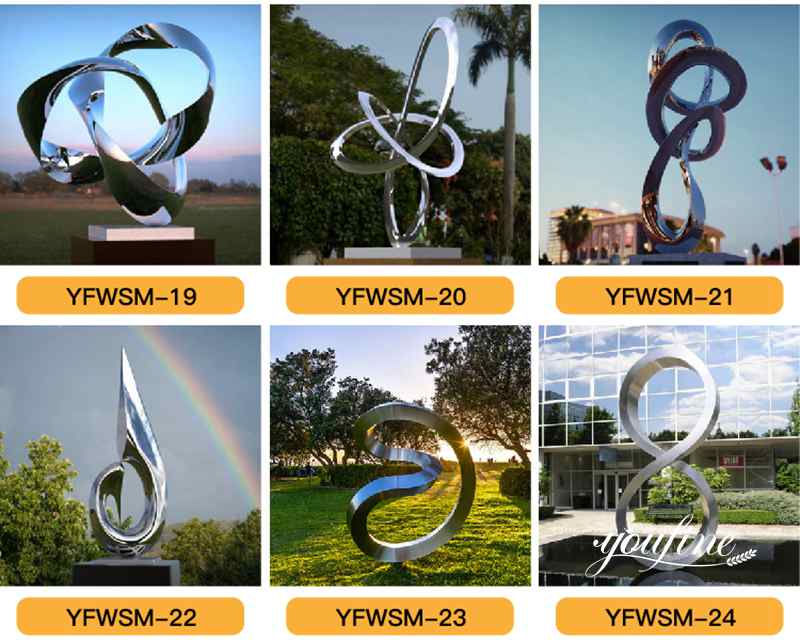 Modern Large Metal Ring Garden Sculptures for Sale CSS-374 - Application Place/Placement - 2