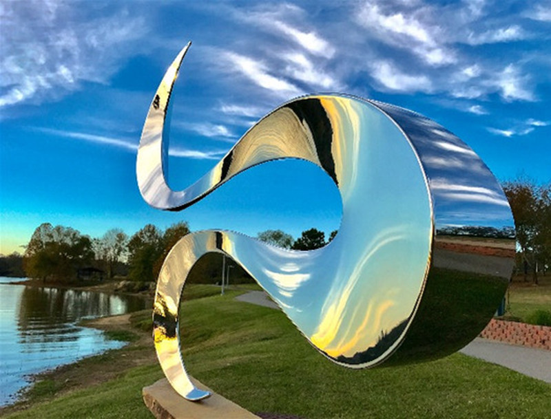 Outdoor Modern Large Stainless Steel Abstract Sculpture Decor for Sale CSS-210 - Garden Metal Sculpture - 9