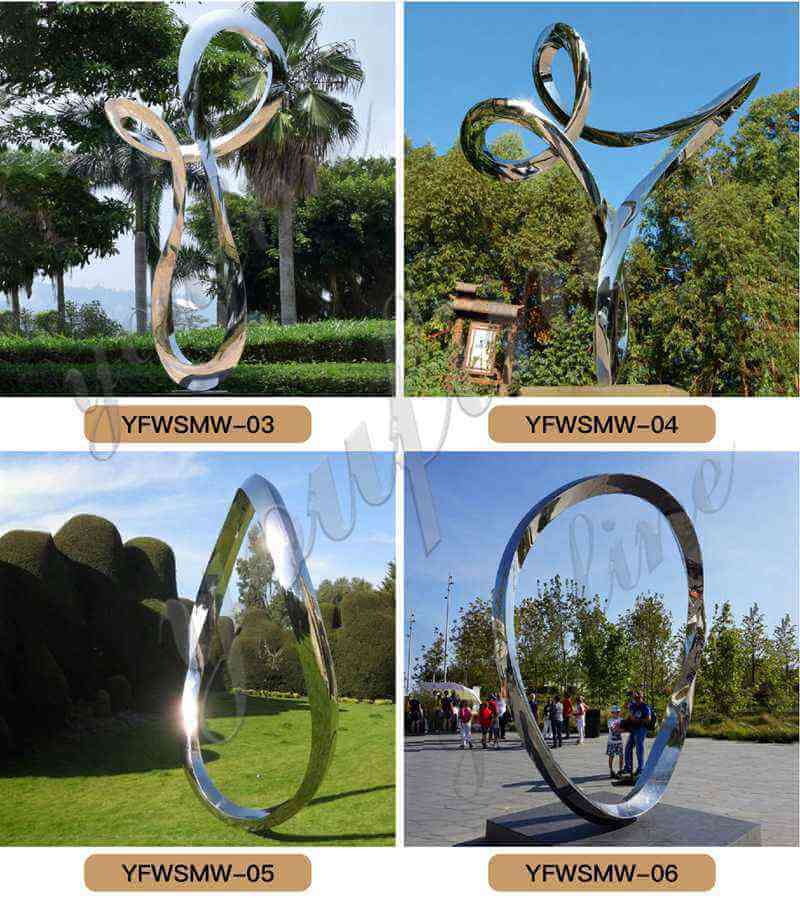 metal ring sculpture