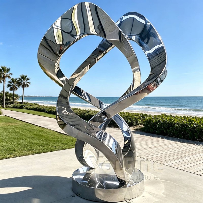 Polished Abstract Outdoor Sculpture for Sale CSS-165 Polished Abstract Outdoor Sculpture for Sale CSS-165