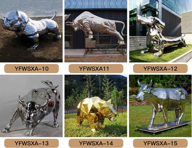 stainless steel garden sculpture