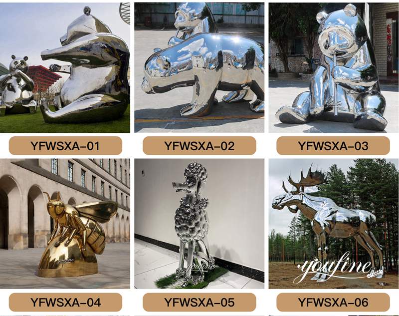 Large Stainless Steel Metal Avesta Bull Sculpture for Sale CSS-371 - Application Place/Placement - 4
