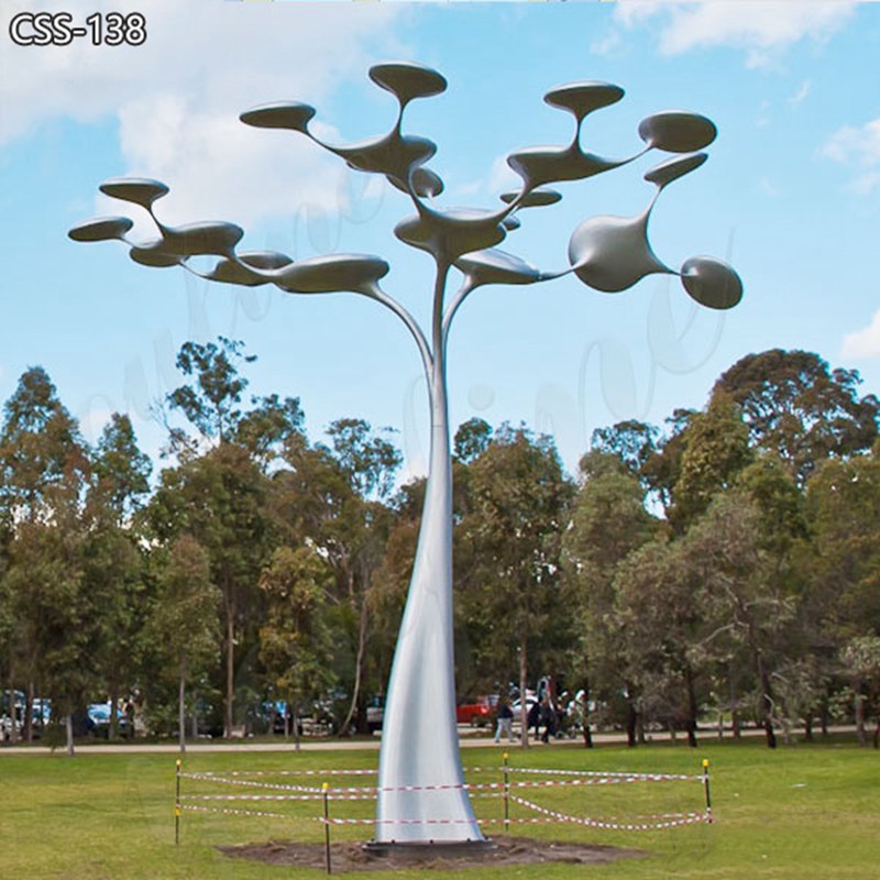 Abstract Large Metal Tree Sculpture Outdoor Garden Decor for Sale CSS-391 - Application Place/Placement - 2