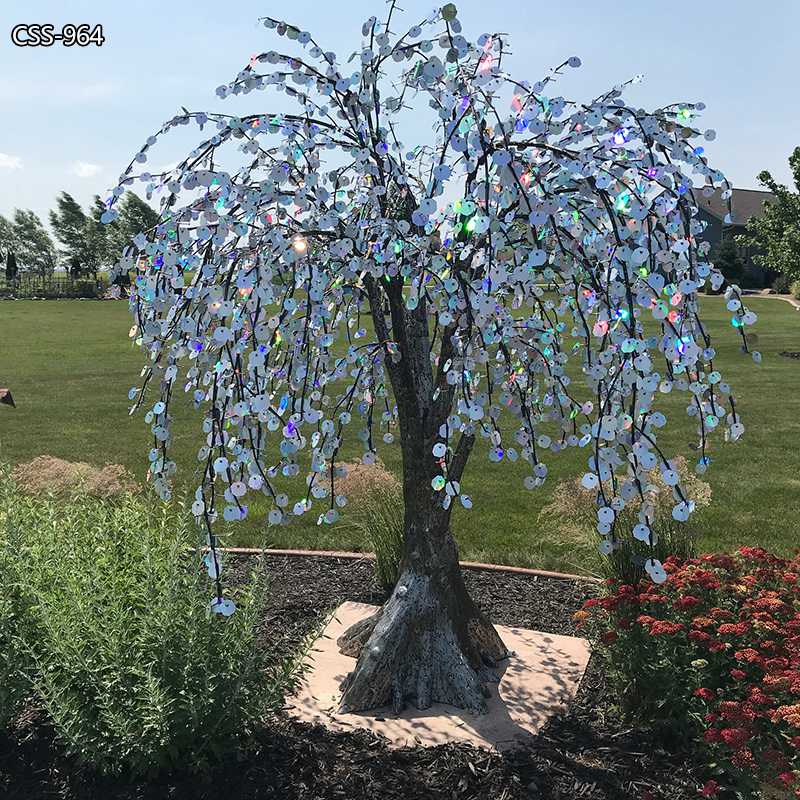 Abstract Large Metal Tree Sculpture Outdoor Garden Decor for Sale 