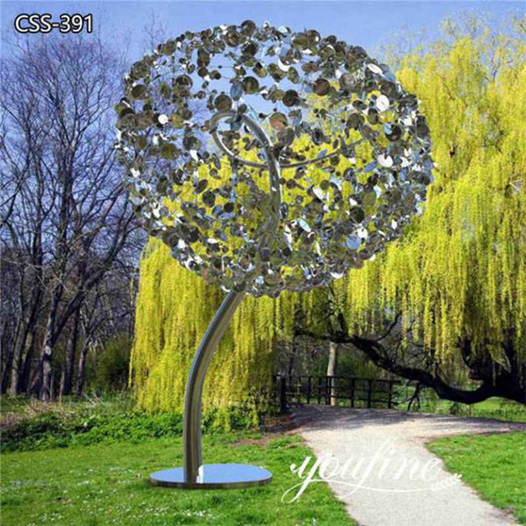 Abstract Large Metal Tree Sculpture Outdoor Garden Decor for Sale