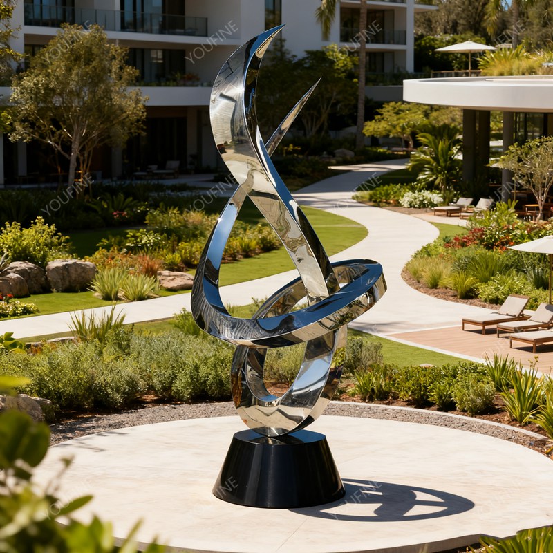 The Growth Abstract Metal Sculpture - A Symbol of Strength and Beauty - Company News - 3 Abstract Metal Sculptures