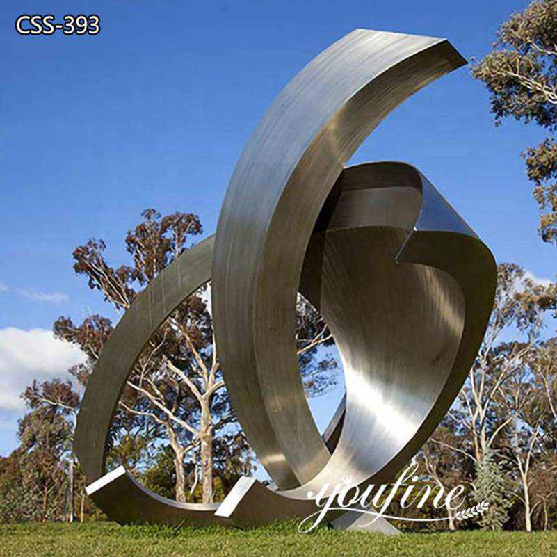 Landscape Abstract Large Outdoor Metal Sculpture for Sale