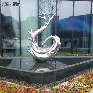 Large  Outdoor Metal Sculpture Abstract Decor for Sale CSS-416