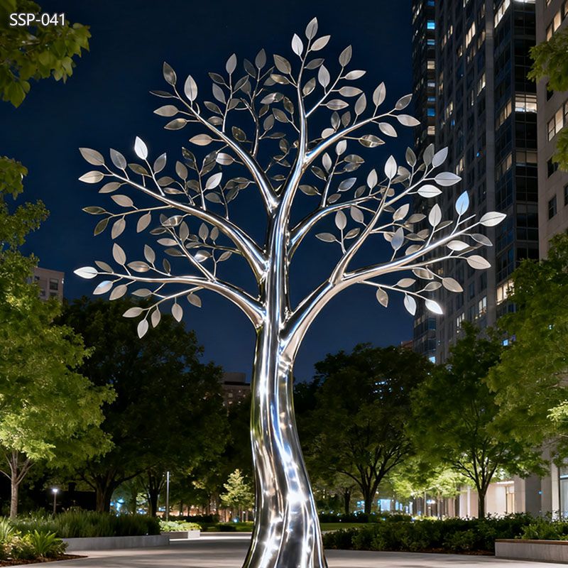 Large Outdoor Metal Tree Sculpture for Sale CSS-391 - Garden Metal Sculpture - 4