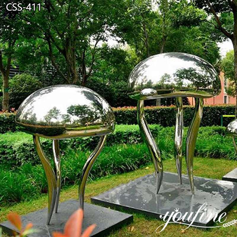 Large Modern Jellyfish Stainless Steel Sculpture for Sale CSS-411
