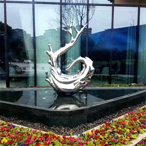 Large  Outdoor Metal Sculpture Abstract Decor for Sale CSS-416