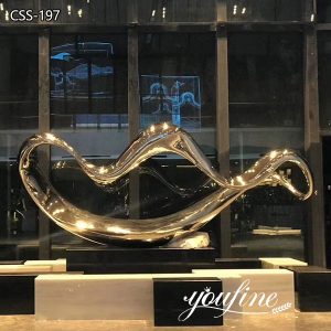 Outdoor Modern Metal Loop Sculpture from Factory Supply CSS-197