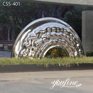 Polished Stainless Steel Sculpture Modern Decor for Sale CSS-401