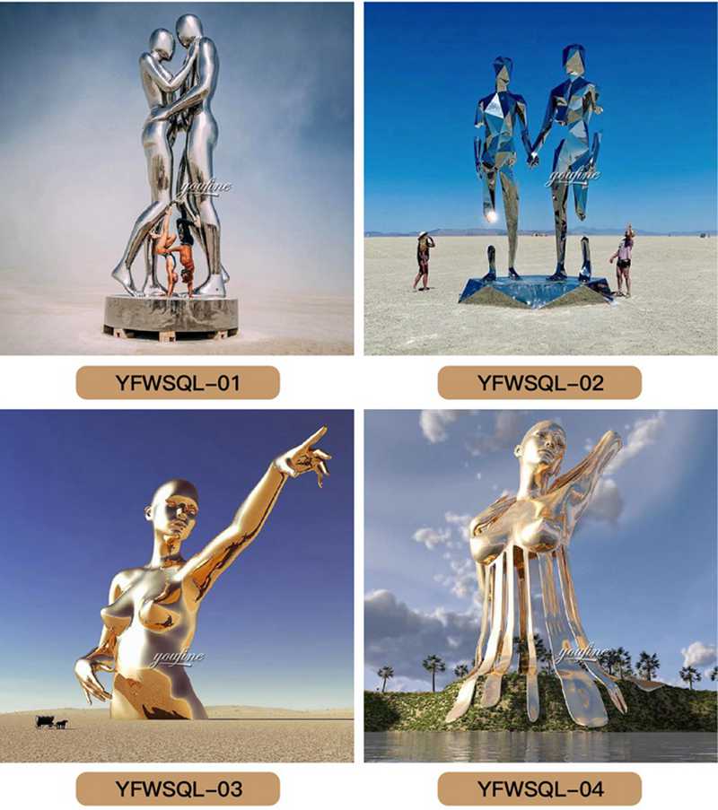 Stainless Steel Figure Statue Street Decor on Sale