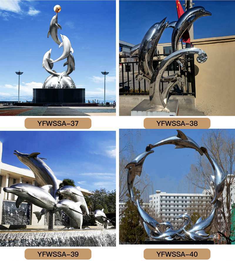 large metal animal sculptures