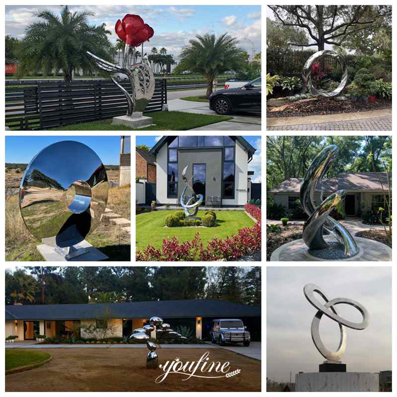 outdoor metal sculptures for sale