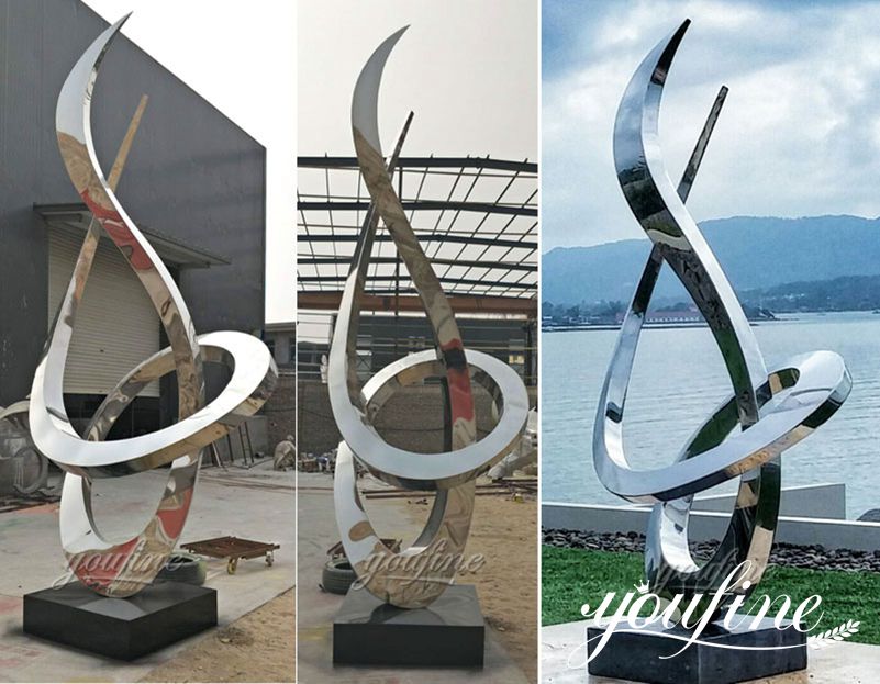 outdoor modern abstract sculpture for sale
