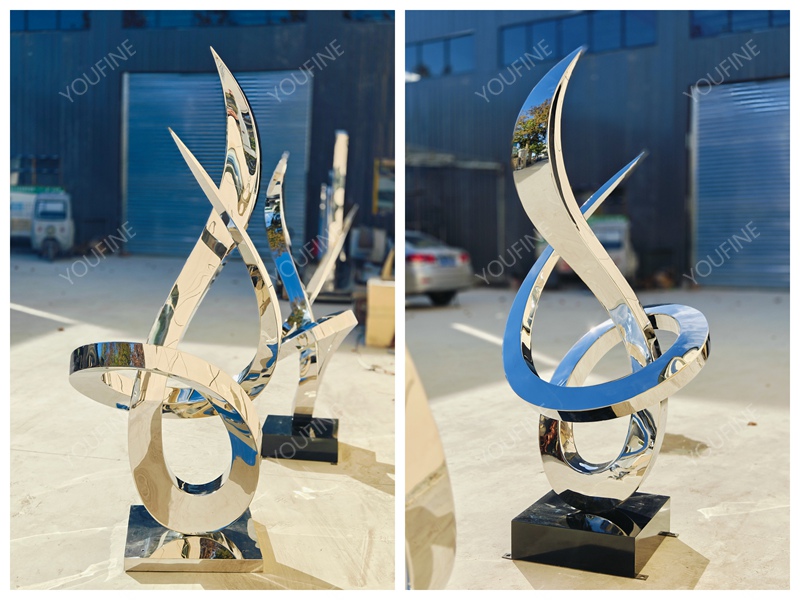 The Growth Abstract Metal Sculpture - A Symbol of Strength and Beauty - Company News - 6 stainless steel sculpture