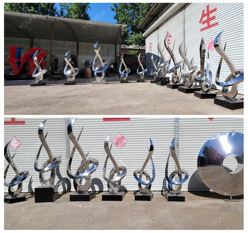 The Growth Abstract Metal Sculpture - A Symbol of Strength and Beauty - Company News - 2 youfine stainless steel sculpture