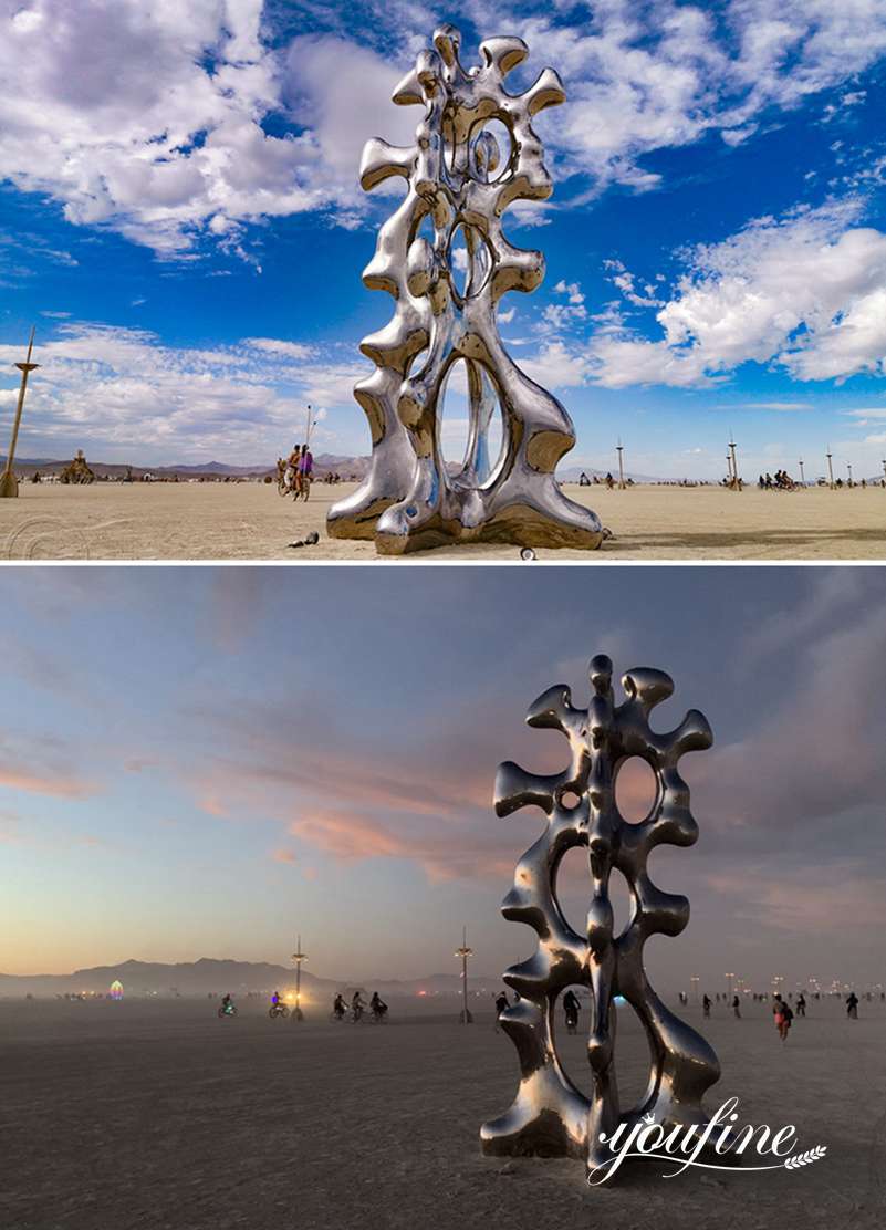 Modern Large Abstract Metal Outdoor Sculpture for Sale CSS-445 - Application Place/Placement - 1