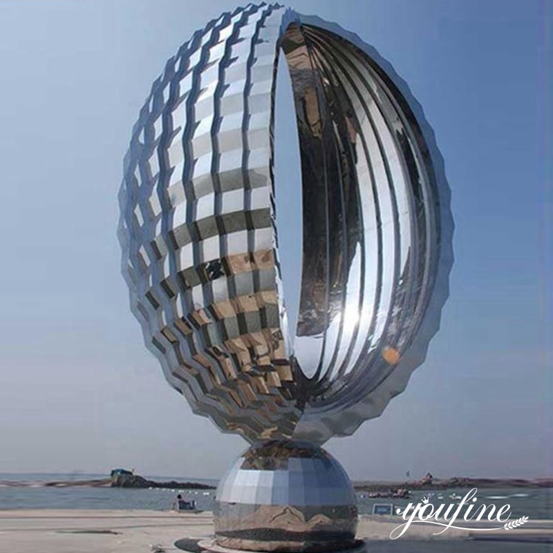 Abstract metal sculpture