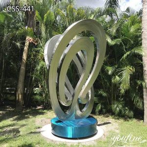 Metal Abstract Sculpture for Garden Decor for Sale CSS-441