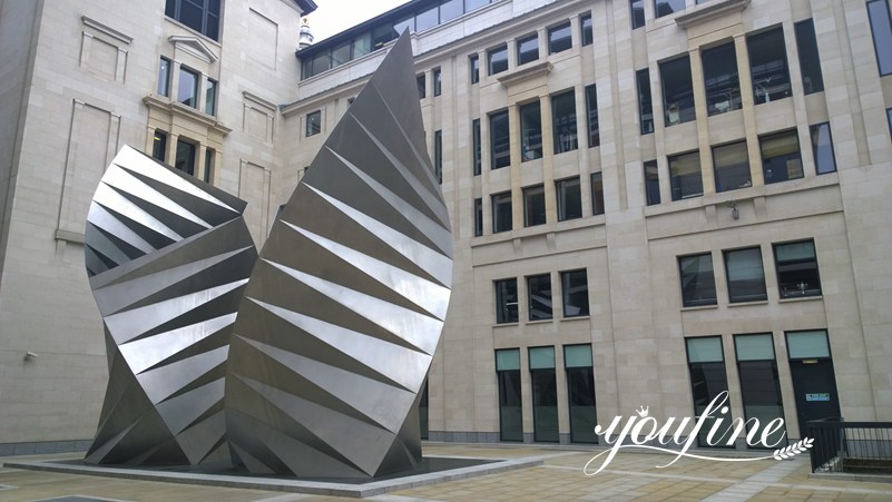 Large Angel Wings Metal Sculpture