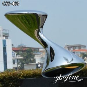 Mirror Stainless Steel Sculpture Outdoor Decor for Sale CSS-460