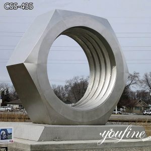 Modern Large Metal Sculpture for Outdoor Decor for Sale CSS-435