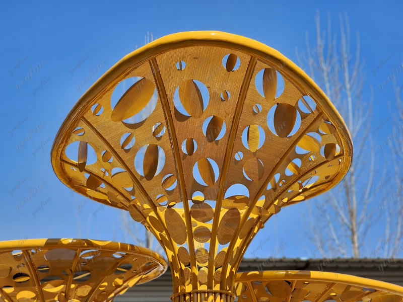 Outdoor Plaza Large Metal Tree Sculptures Project for Sale CSS-436 - Application Place/Placement - 6