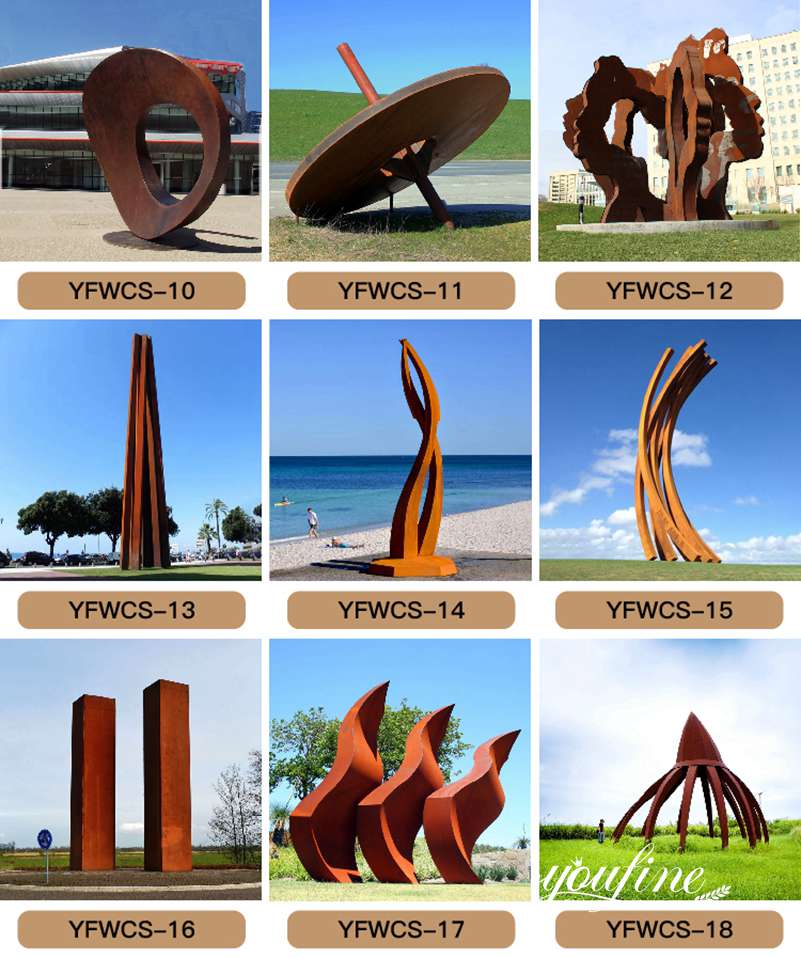 corten sculpture for sale