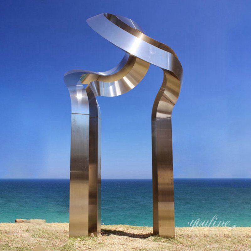 High-quality Modern Metal Garden Sculpture for Sale CSS-276 - Center Square - 1