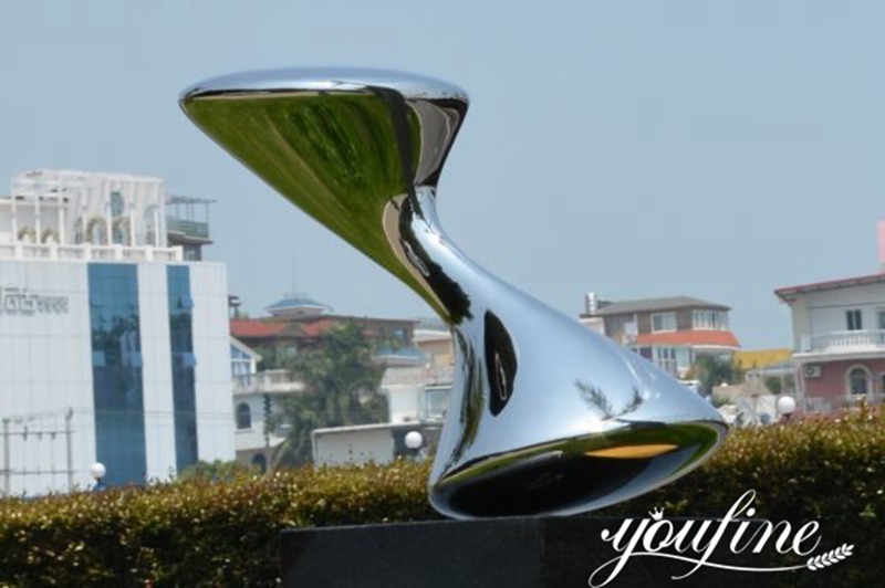 Mirror Stainless Steel Sculpture Outdoor Decor for Sale CSS-460 - Garden Metal Sculpture - 1