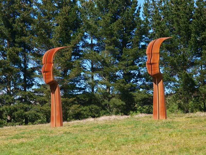 Modern Abstract Rusty Metal Garden Sculpture for Sale CSS-470 - Abstract Corten Sculpture - 1