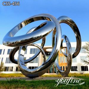 Large Stainless Steel Sculpture Plaza Decor Supplier CSS-456