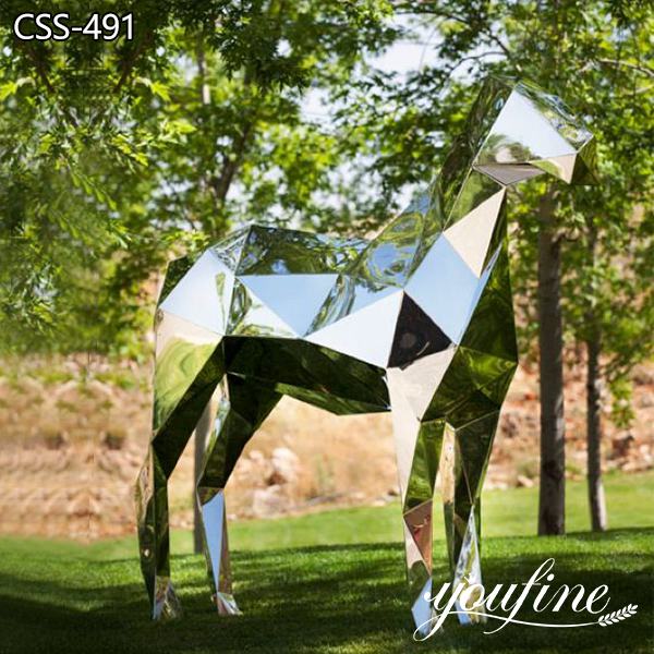 Metal Deer Sculpture for Lawn Decor Factory Supplier CSS-491