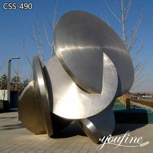 Outdoor Matt Finish Large Metal Garden Sculptures for Sale CSS-490