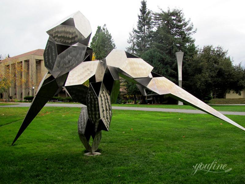 Abstract Animal Sculpture Modern Art Decor for Sale CSS-478 - Garden Metal Sculpture - 4